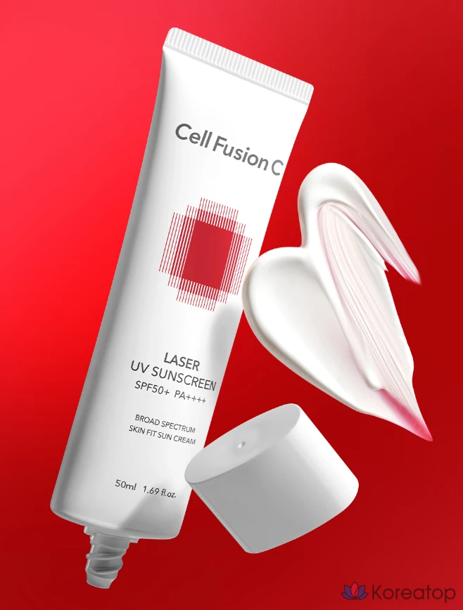 Солнцезащитный крем CELL FUSION C Laser UV Sunscreen SPF50+ PA++++, 50 мл x 2 шт. + 20 мл, 1 шт.