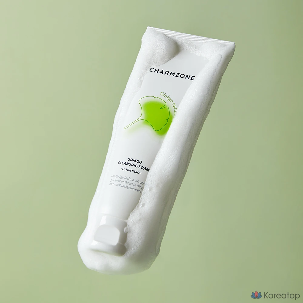Очищающая пенка Charmzone Ginkgo Natural Cleansing Foam, 200 мл, 1 шт.