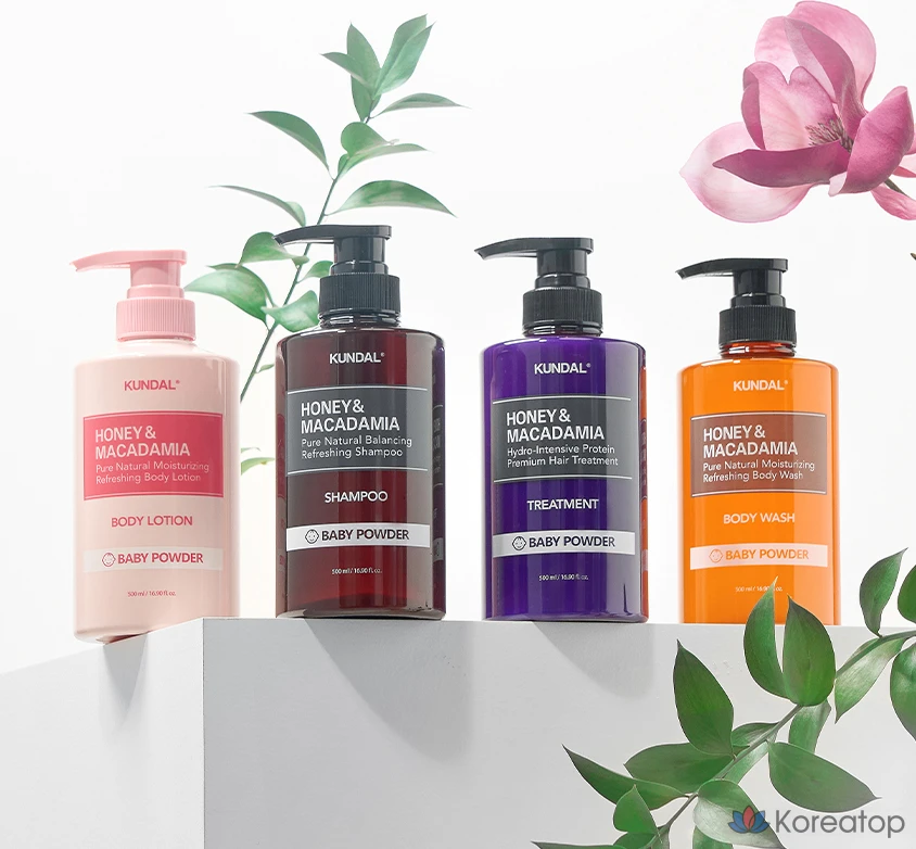 Набор для ухода Kundal Neutro Body Care 4-piece Set, аромат Baby Powder, 3 шт., фото 6