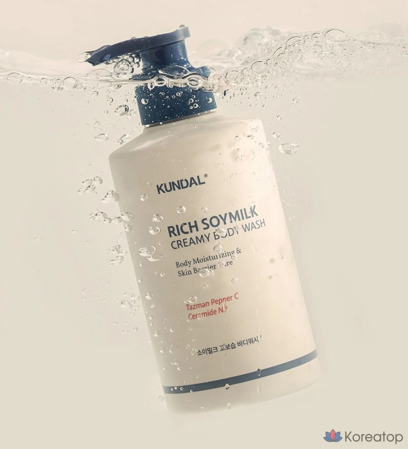 Гель для душа Kundal Rich Soy Milk Creamy Body Wash, 500 мл, 1 шт.