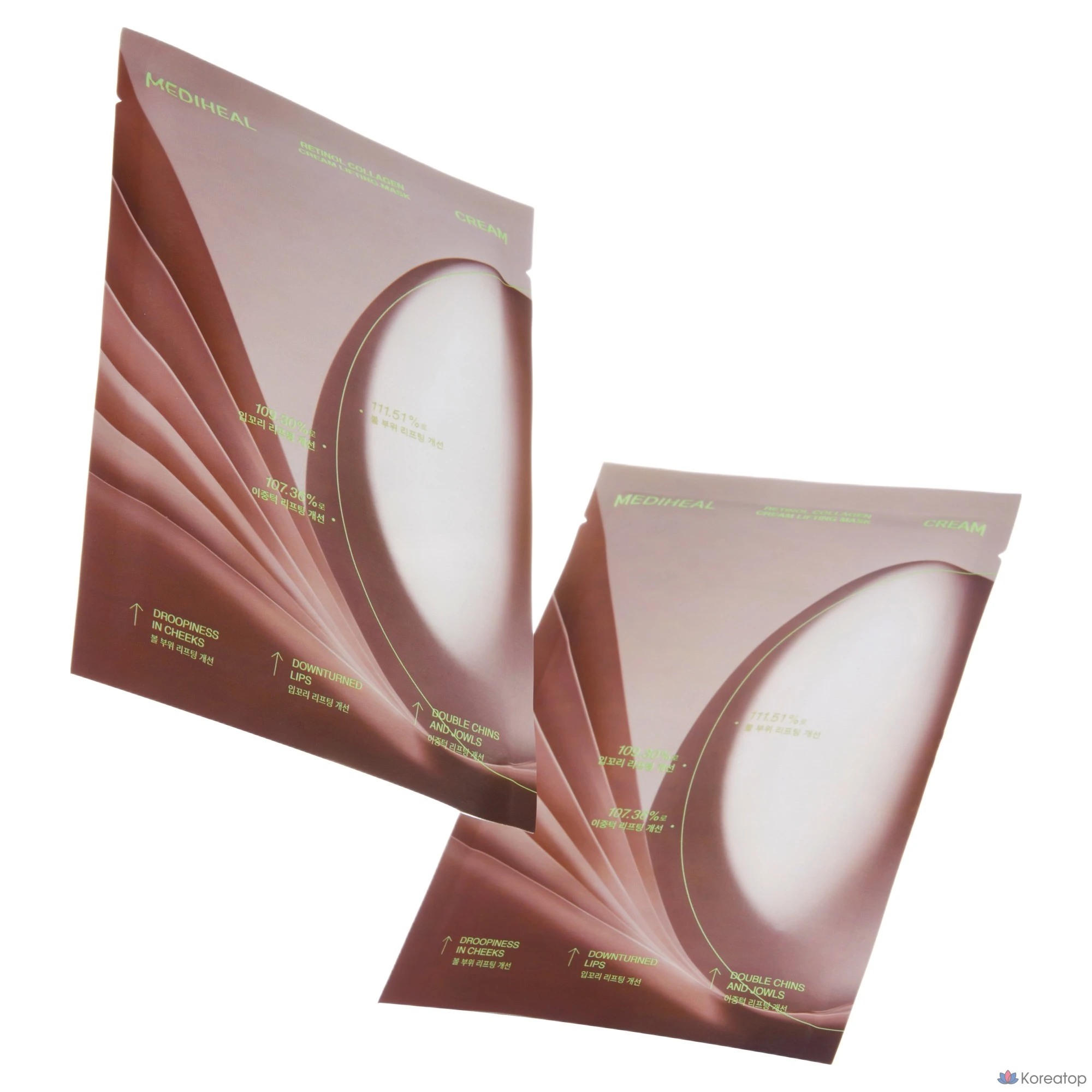 Тканевая маска для лица MEDIHEAL Retinol Collagen Cream Contour Mask, 10 шт.