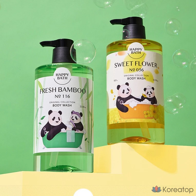 Гель для душа Happy Bath Bao Family Original Collection Fresh Bamboo, 910 мл, 1 шт.