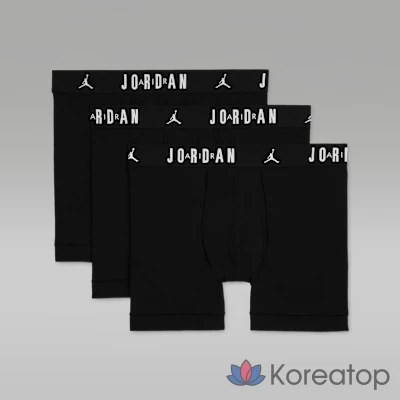 Трусы-боксеры мужские Jordan Dri-FIT Flight Cotton Boxer Briefs, 3 шт.