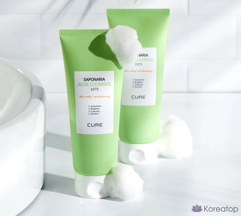 Крем-очищающее средство KIM JEONG MOON Aloe La Sense Roe Cure Saponaria Cleanser 1975, 150 мл, 1 шт.
