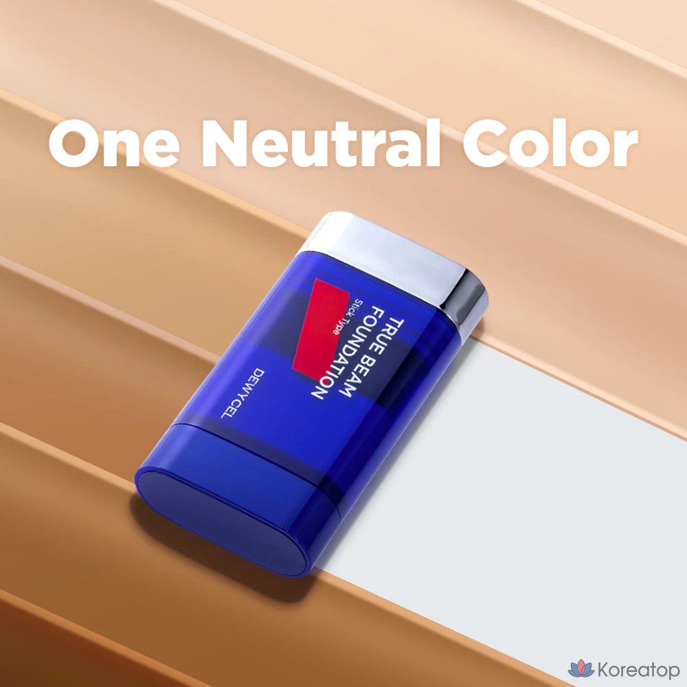 Тональный стик-основа DEWYCEL Homme True Beam Stick & Brush Foundation SPF50+ PA++++, 12 мл, 1 шт.