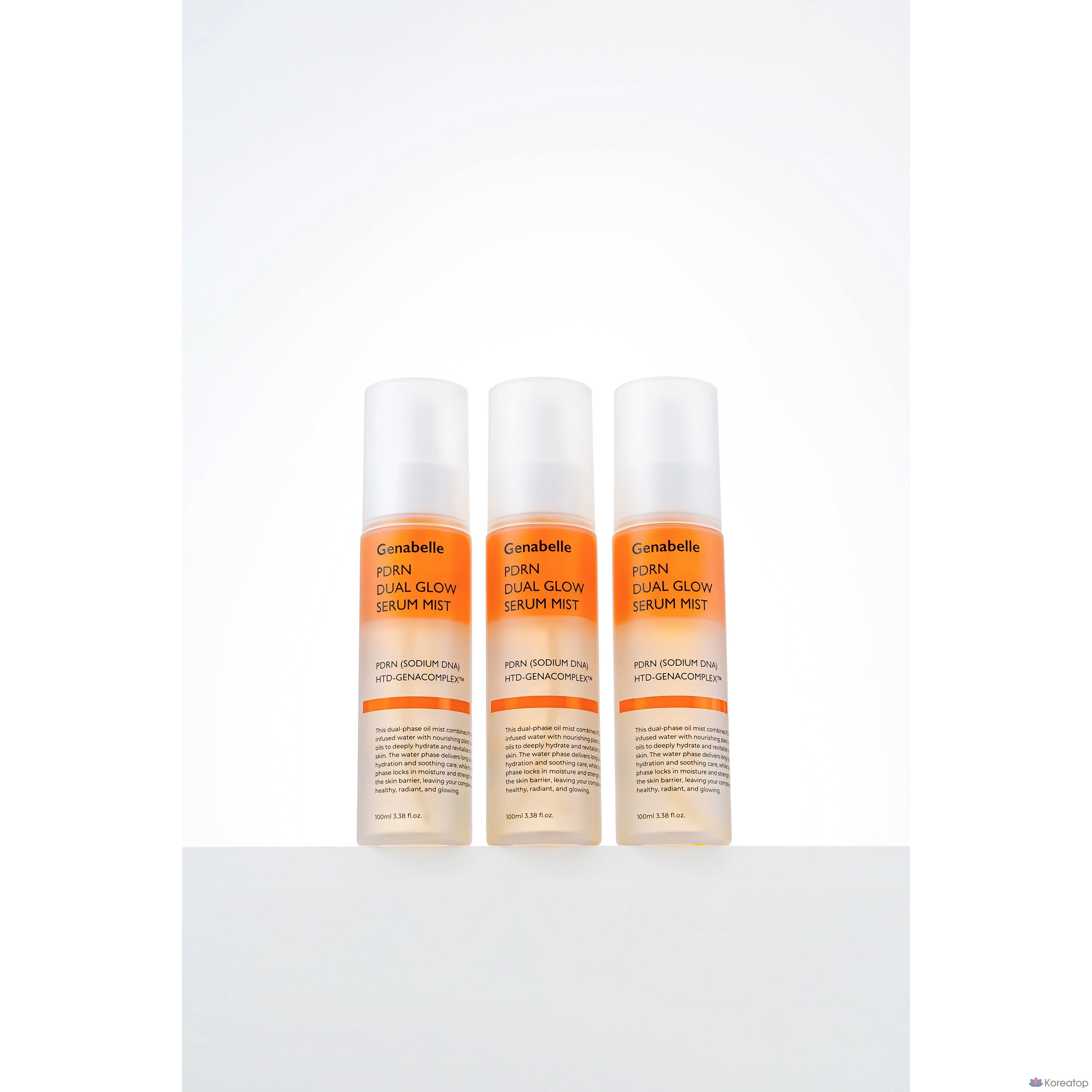 Сыворотка-мист Genabelle PDRN Dual Glow Serum Mist, 100 мл, 1 шт.