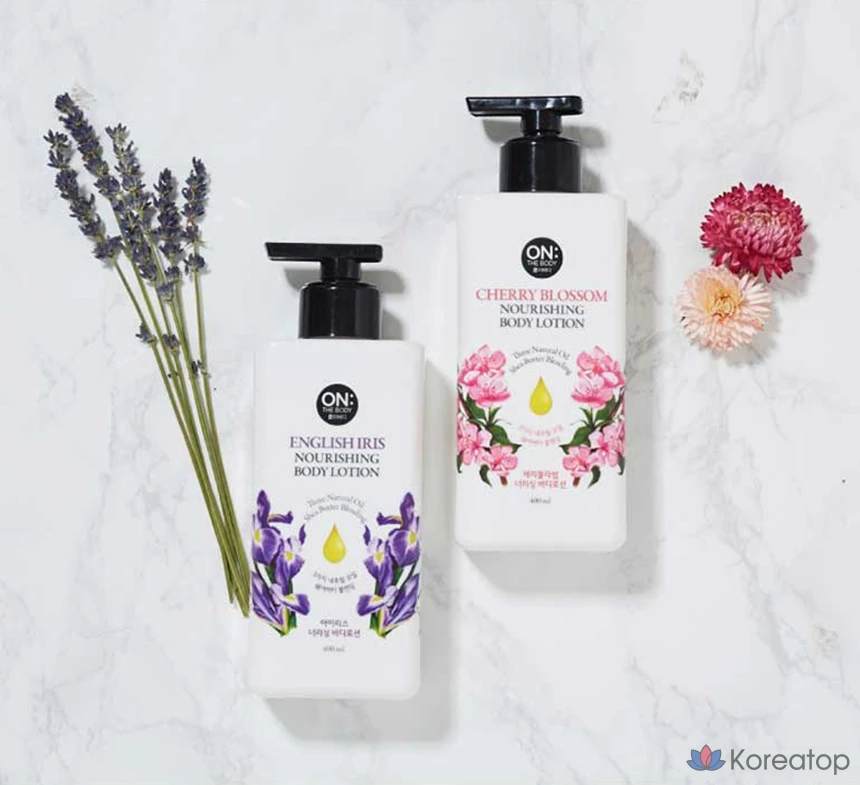 Увлажняющий лосьон для тела Pure Derma On The Body Nourishing Body Lotion Cherry Blossom, 400 мл, 1 шт.
