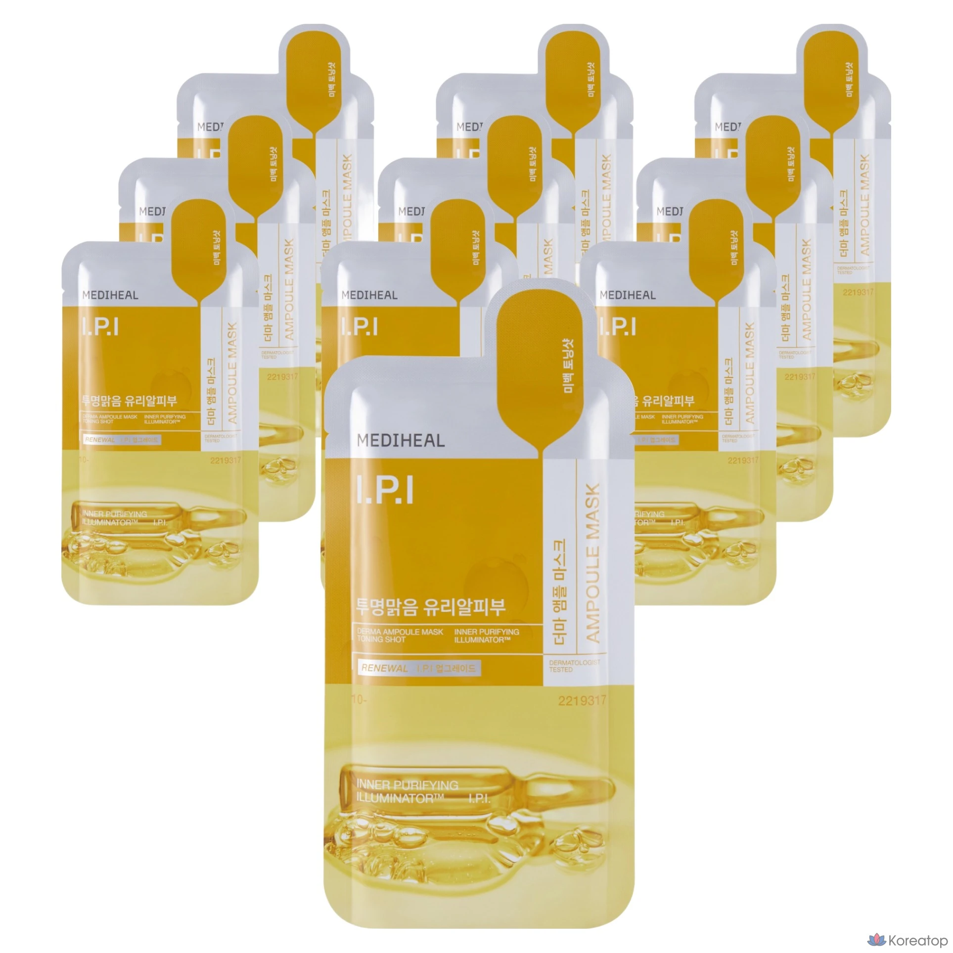 Тканевая маска для лица MEDIHEAL Derma Ampoule Mask IPI, 10 шт.