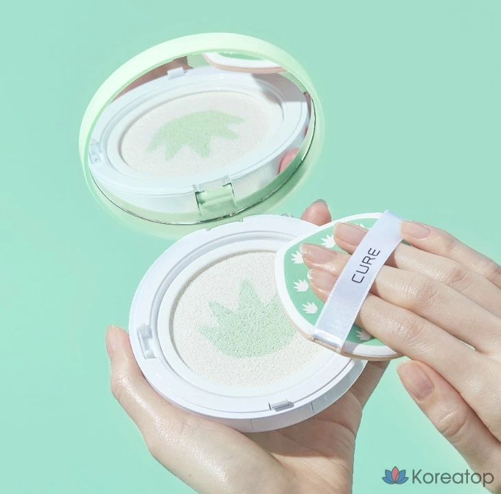 Солнцезащитный кушон KIM JEONG MOON Aloe La Sense Roe Cure Aqua Mild Cooling Sun Cushion SPF50+ PA++++, 25 г, 1 шт.