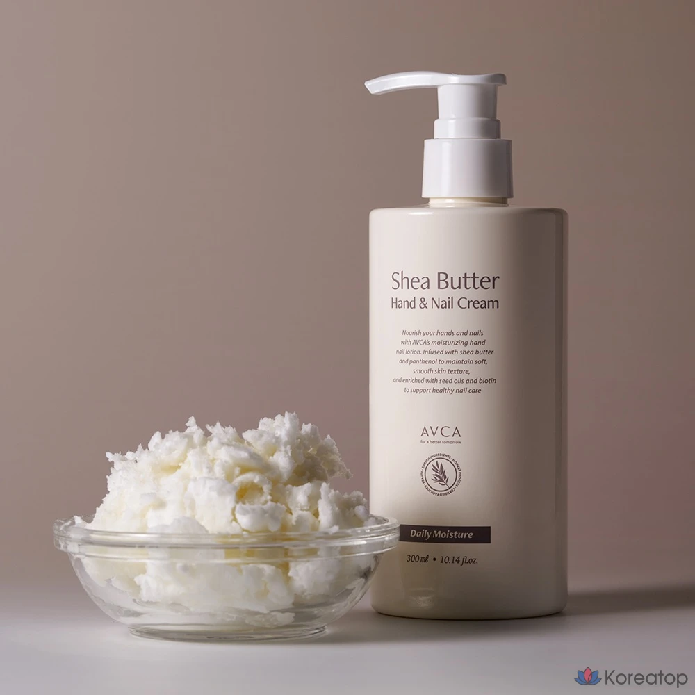 Крем для рук и ногтей AVCA Shea Butter Daily Moisture, 300 мл, 1 шт.