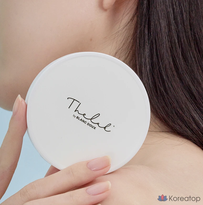Кушон-фундация THE LAB by blanc doux Oligo Hyaluronic Acid Healthy Cream Cushion Foundation, оттенок 02 Beige, 12 г + 12 г, 1 шт.