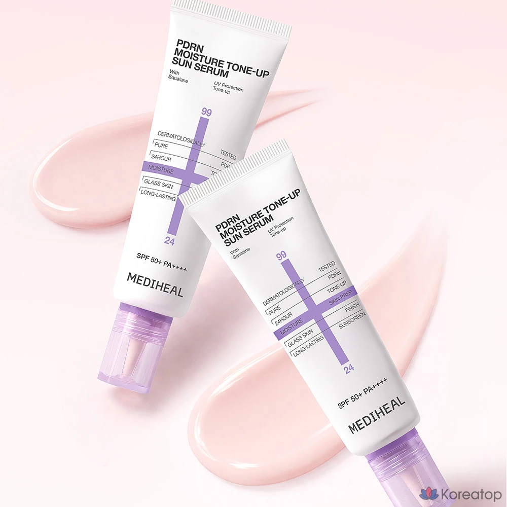 Солнцезащитная сыворотка MEDIHEAL PDRN Moisture Tone Up Sun Serum, 50 г, 1 шт.