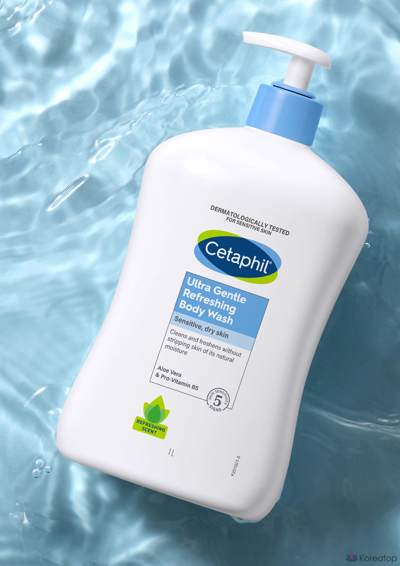 Очищающий гель для душа Cetaphil Ultra Gentle Refreshing Body Wash, 1 л, 1 шт.