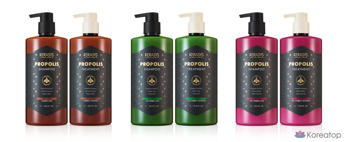 Кондиционер для волос KeraSys Propolis Damage Repair Treatment, 1 л, 1 шт.