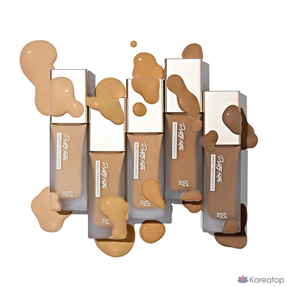 Фундация Touch in Sol Pretty Filter Perfect Finish Foundation, оттенок 5, 35 г, 1 шт.