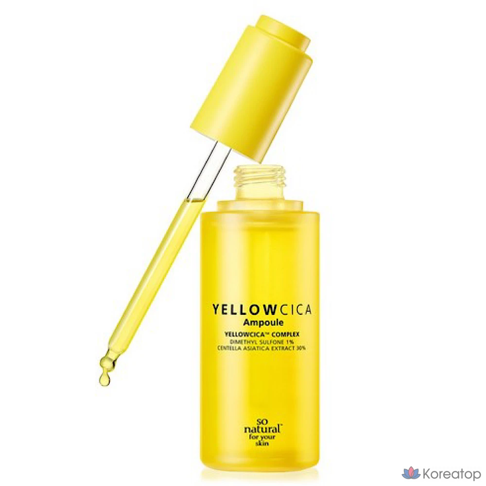Ампульная сыворотка So Natural Yellow Cica Ampoule, 50 мл, 1 шт.