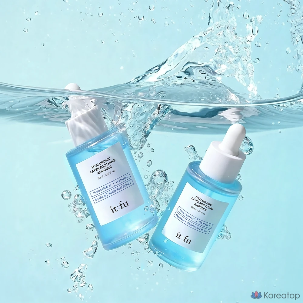 Ампульная сыворотка REJURAN It’s Pure Hyaluronic Acid Ampoule PDRN Panthenol Squalane, 50 мл, 1 шт.