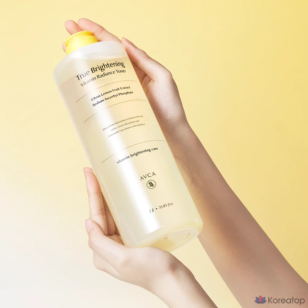 Тонер AVCA True Brightening Vitamin Glow Toner, 1 л, 1 шт.