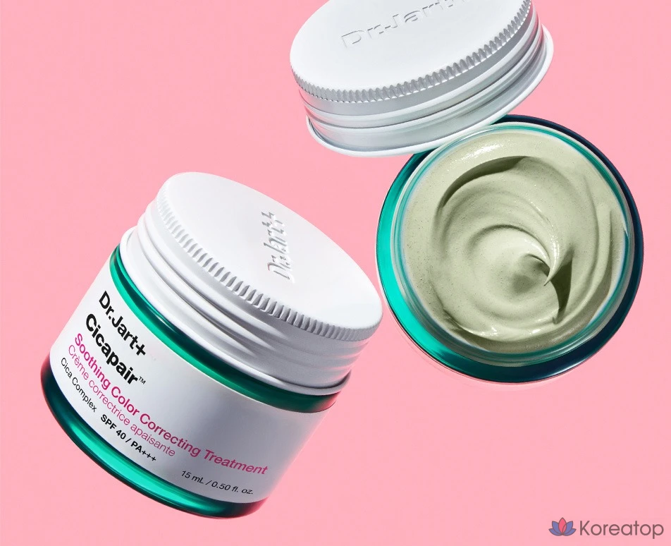 Крем Dr. Jart+ Cicapair Soothing Color Correcting Treatment, оттенок Green, 15 мл, 1 шт.