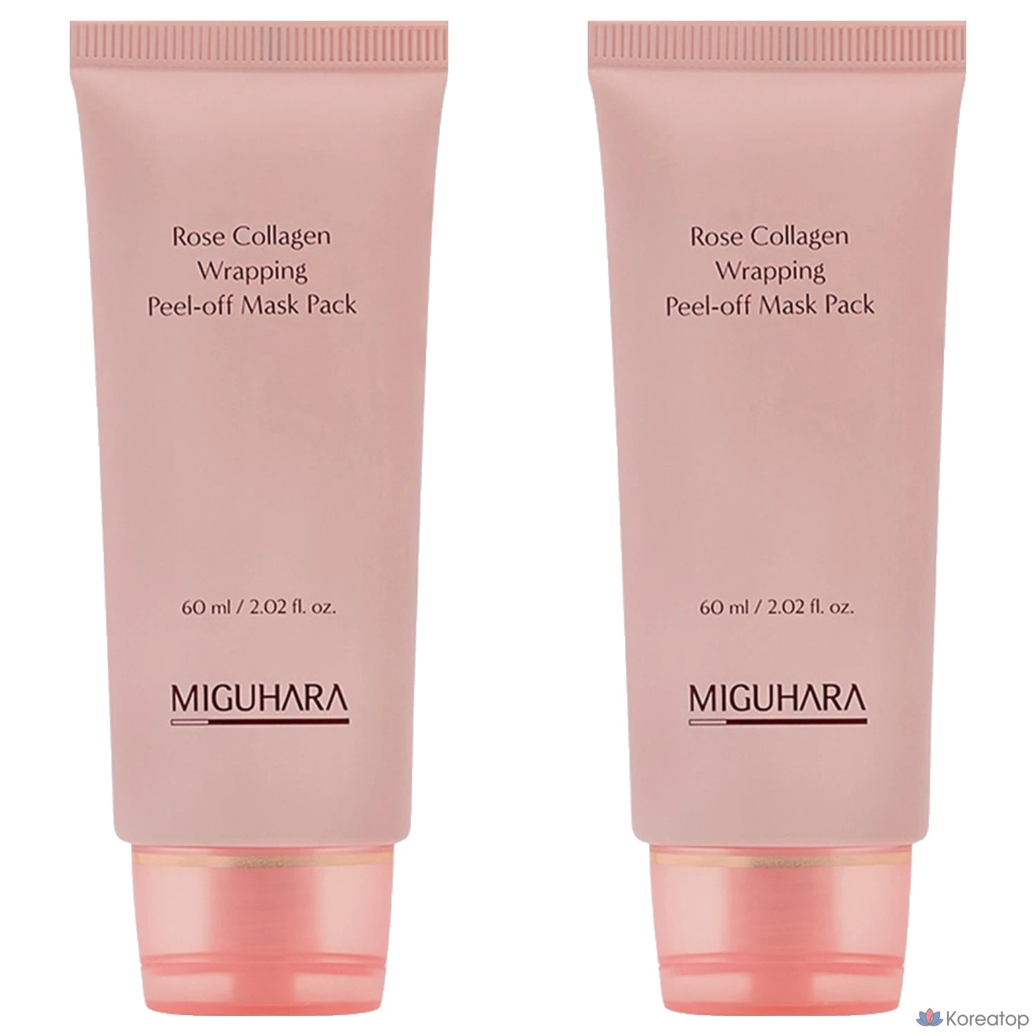 Пилинг Miguhara Rose Collagen Wrapping Peel Off Mask, 60 мл, 2 шт.