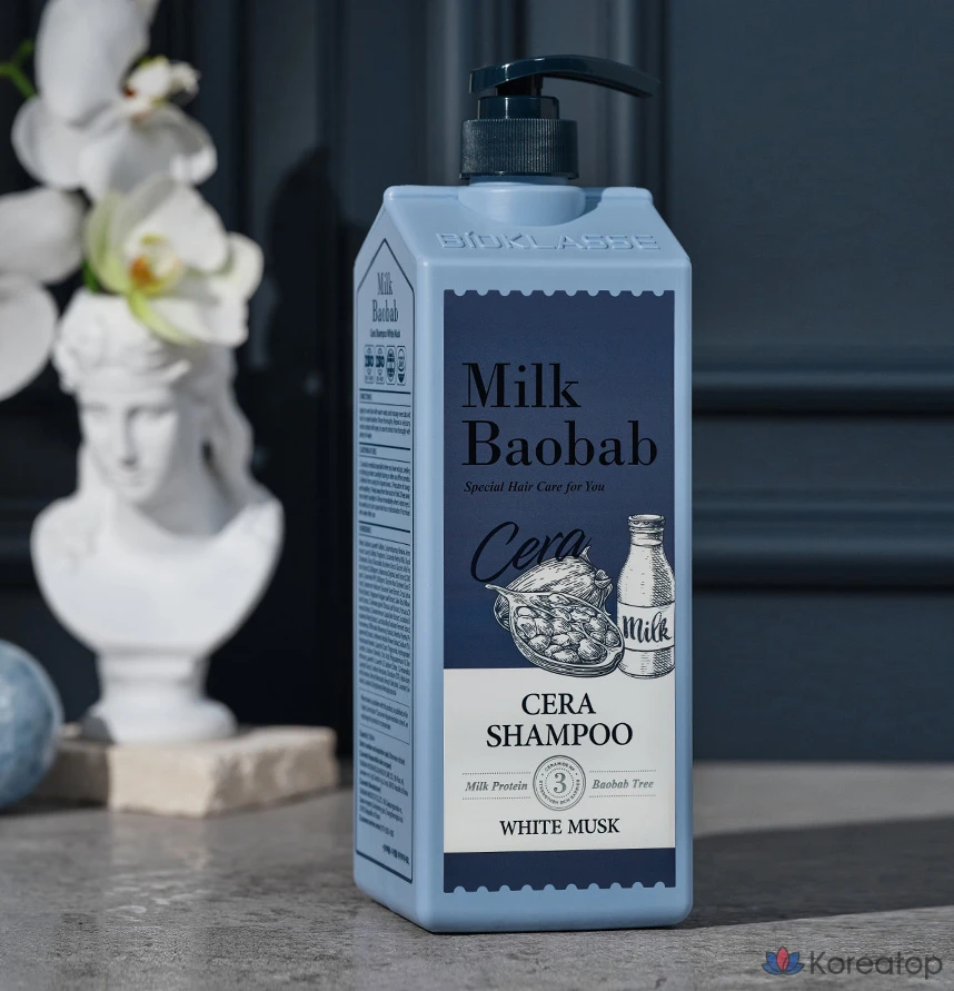 Шампунь Milk Baobab Cera Shampoo White Musk, 1.2 л, 1 шт.