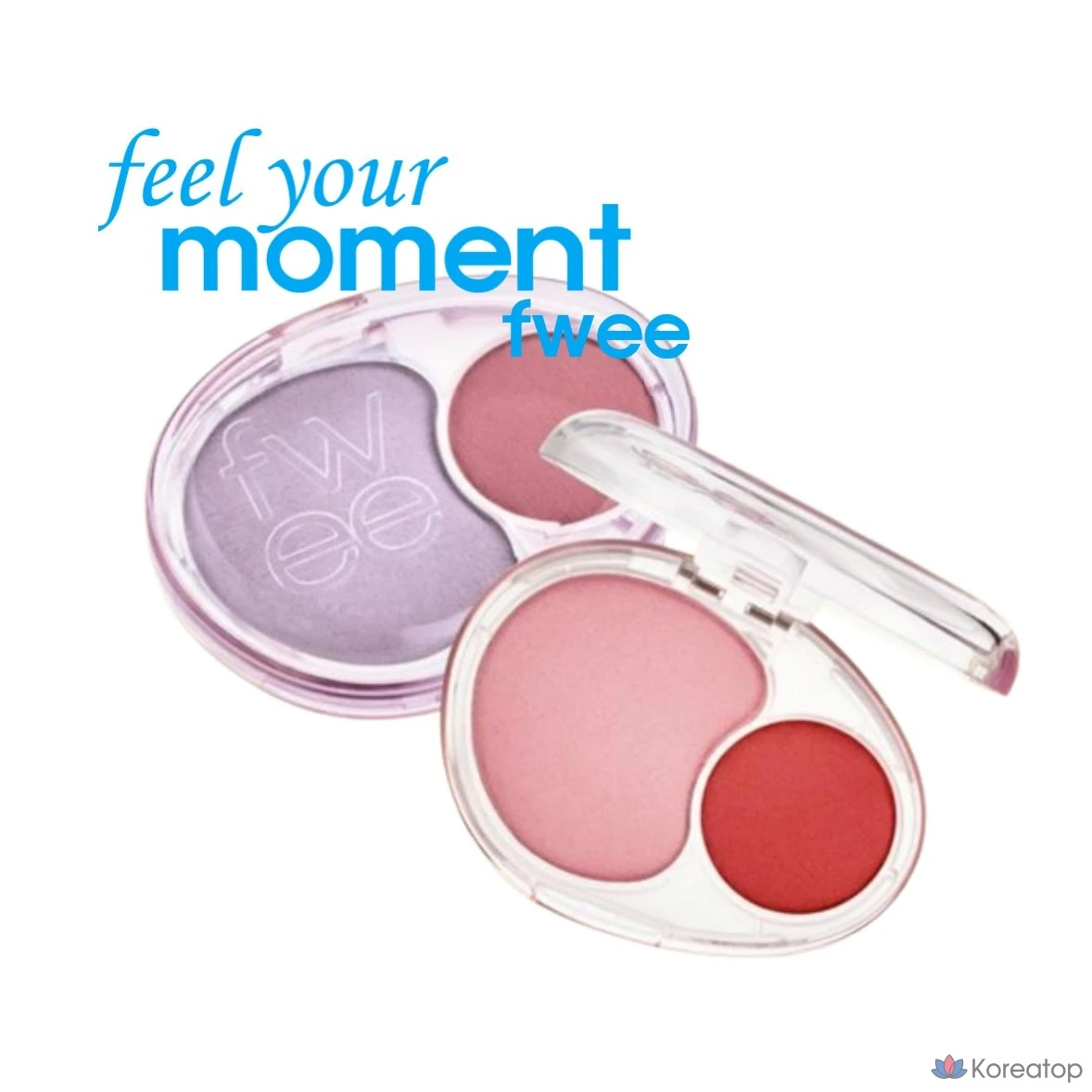 Блендер для румян fwee Mellow Dual Blusher, оттенок Fall in Highkey, 1 шт.