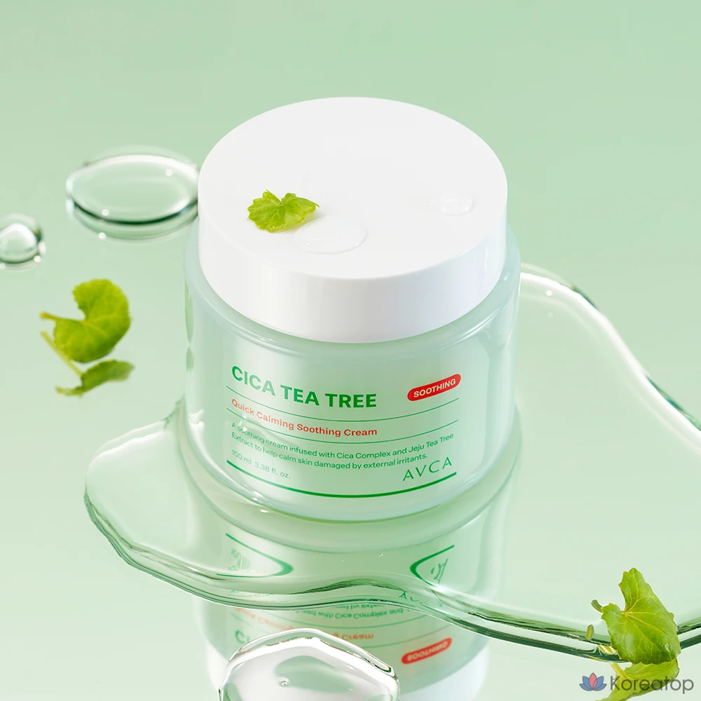 Крем AVCA Quick Calming Cica Tea Tree Rebalancing Soothing Cream, 100 мл, 1 шт.