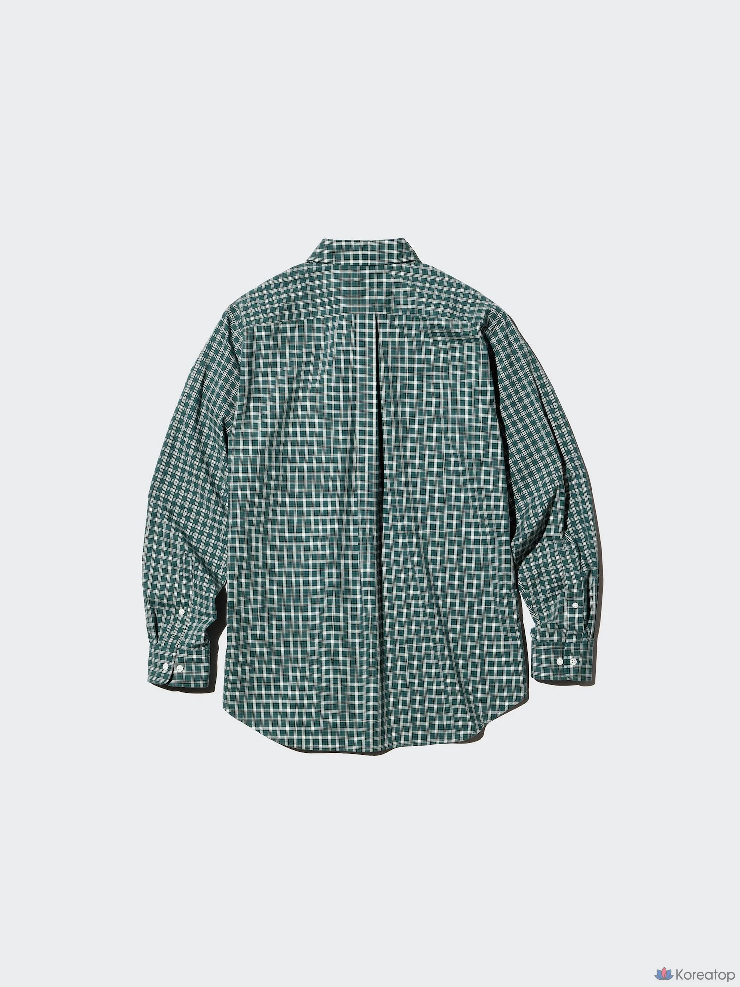 Рубашка Uniqlo Broadcloth Shirt Button-Down Collar Check D