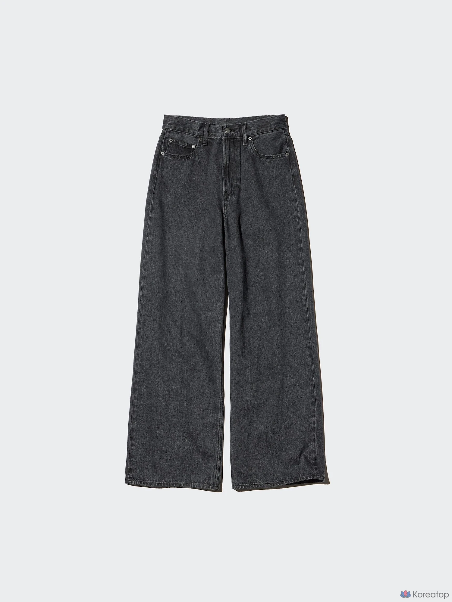 Джинсы Uniqlo High-Rise Wide Jeans, фото 3