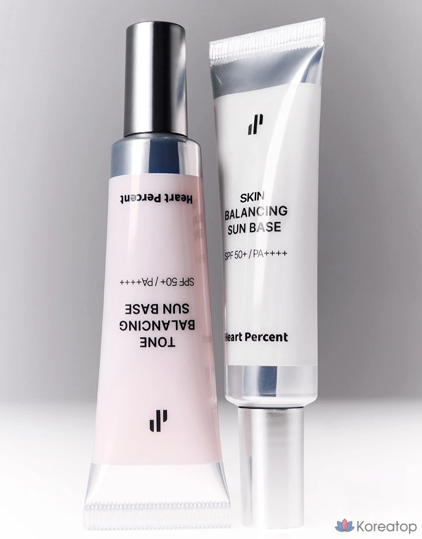 Солнцезащитный крем Heart Percent Tone Balancing Sun Base SPF50+ PA++++, 30 мл, 1 шт.