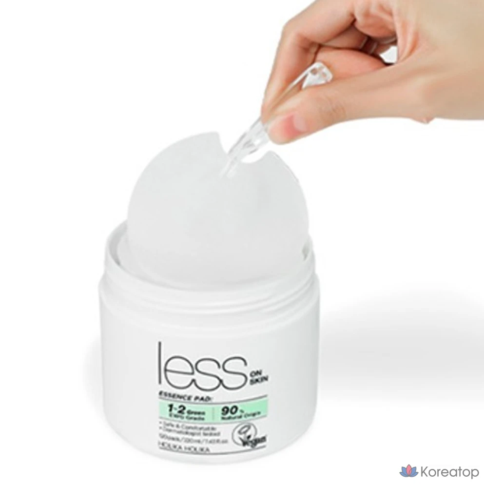 Тонер-пэды Holika Holika Less On Skin Essence Pad, 160 г, 80 шт.