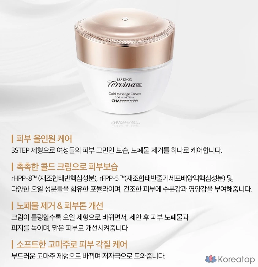 Массажный крем Isa Knox Terbina Advanced Cold Massage Cream, 200 мл, 1 шт.