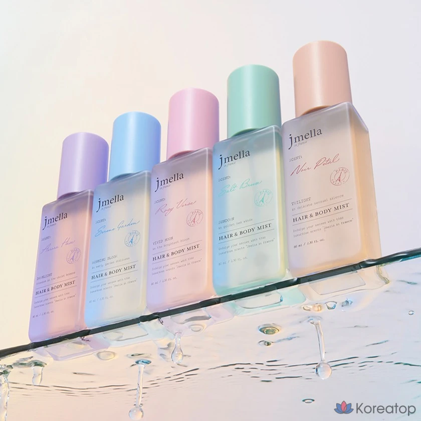 Парфюмированный спрей для волос и тела Jmella In France Serene Garden Perfume Hair & Body Mist Floral Peony, 80 мл, 1 шт.