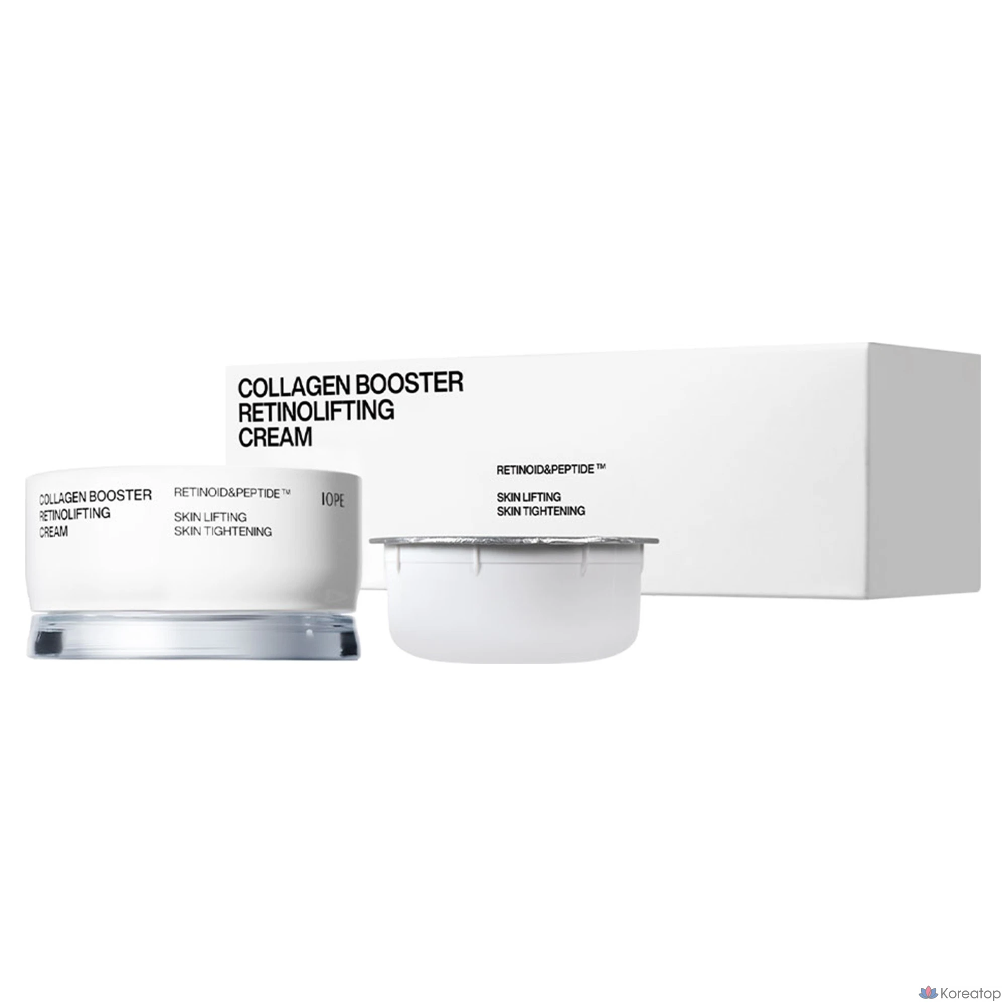 Крем IOPE Collagen Booster Retinol Lifting Cream, 50 мл + 50 мл (набор), 1 шт.