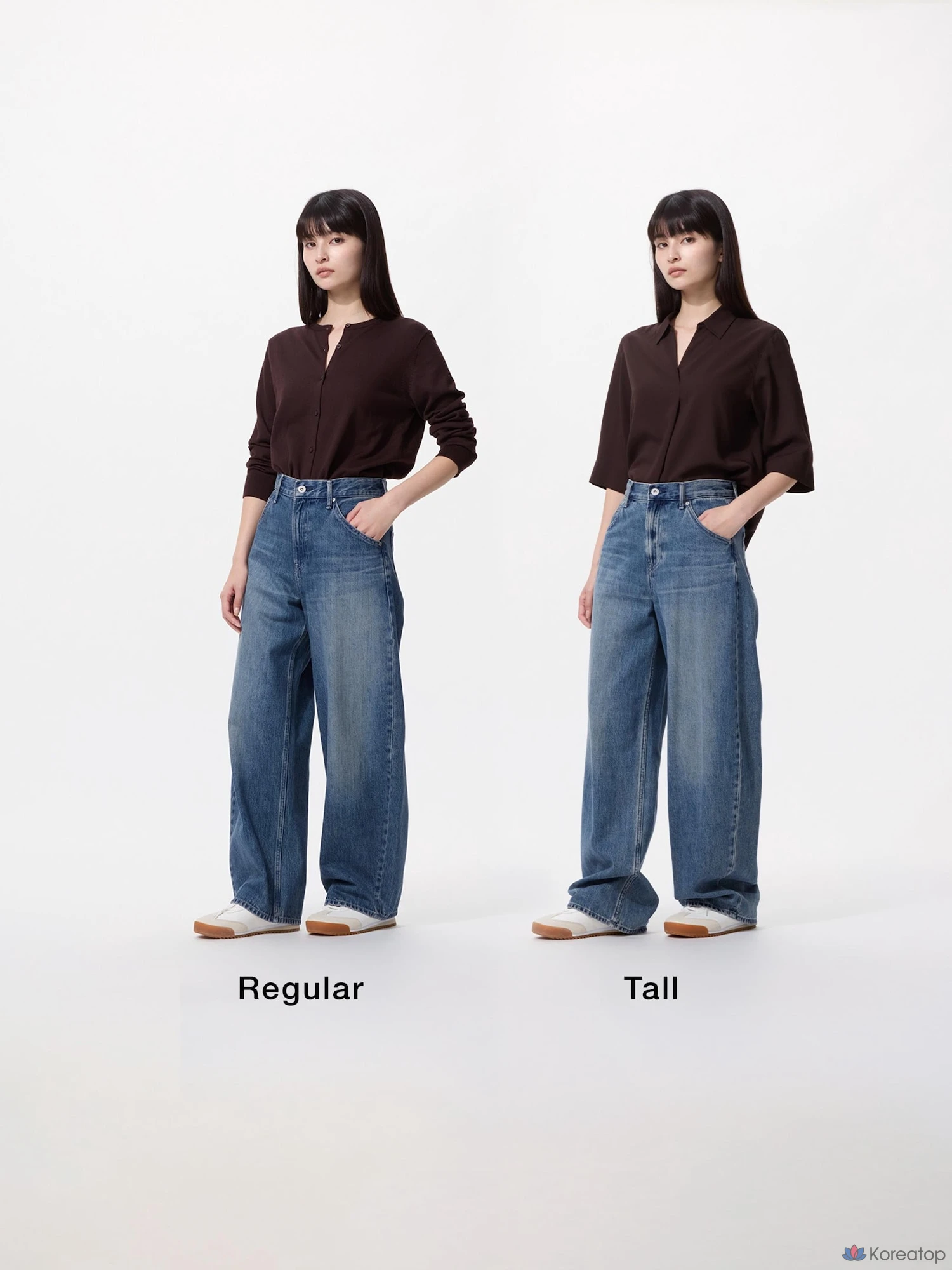 Джинсы Uniqlo Baggy Barrel Leg Jeans, длина 80 см, фото 2