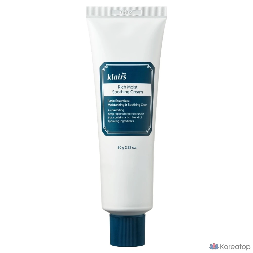 Крем Dear, Klairs Rich Moist Soothing Cream, 80 г, 1 шт.