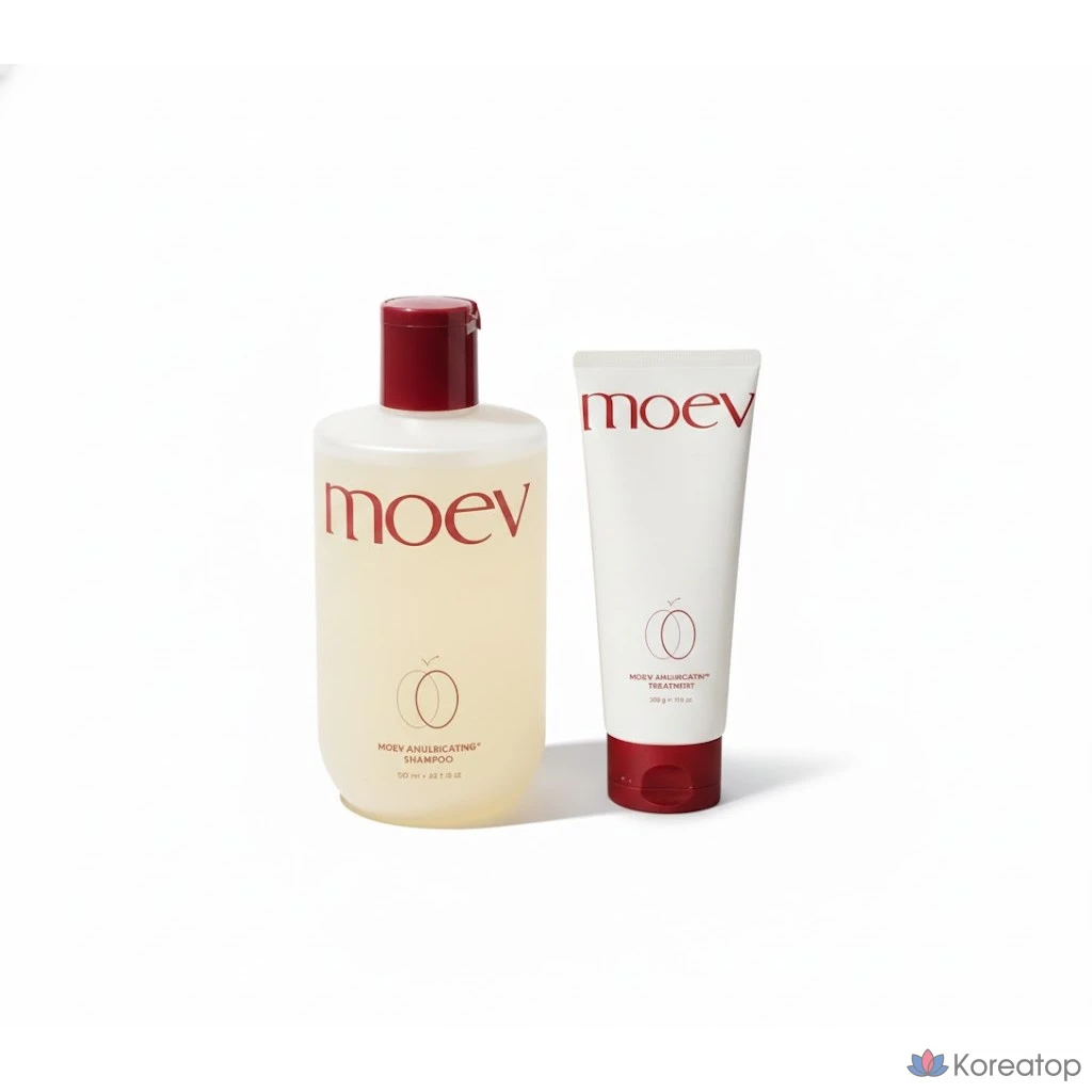 Набор для ухода Moev Anucatin 2-piece Set (Shampoo 300 ml + Treatment 200 ml), 2 шт.
