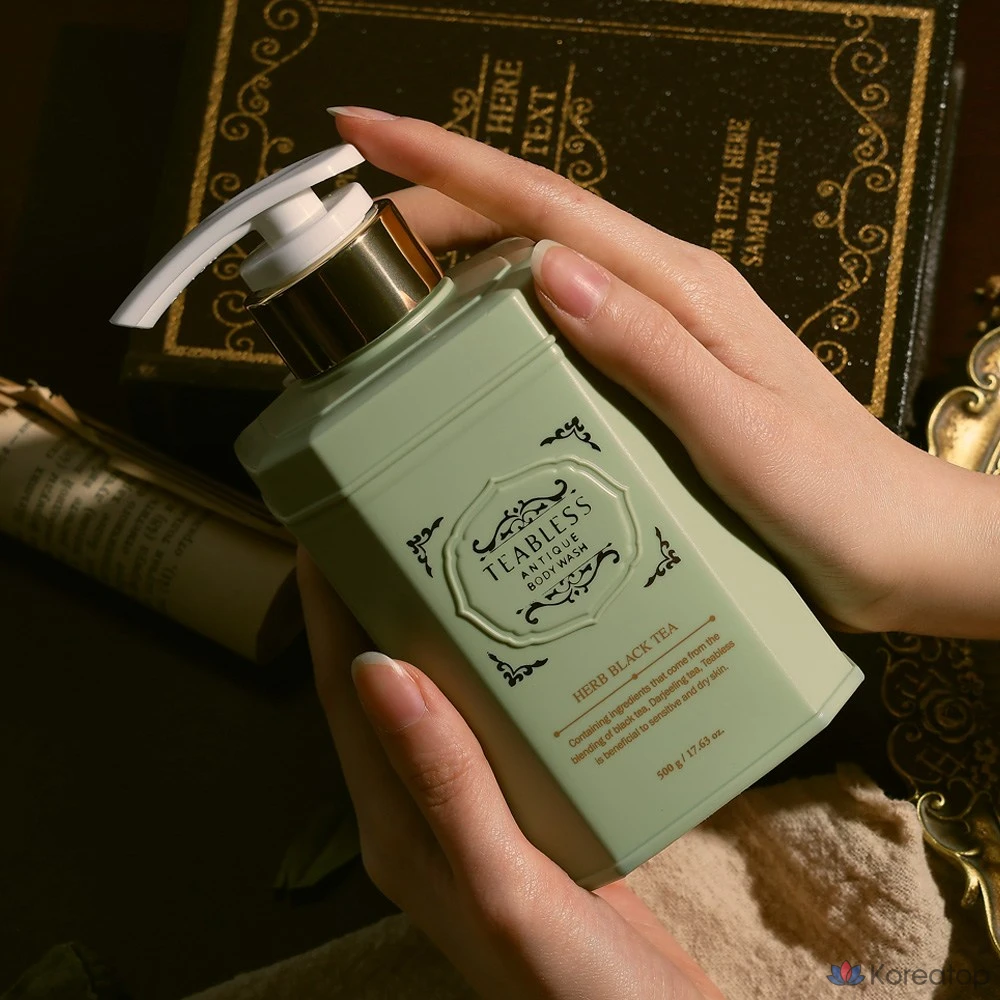 Гель для душа TEABLESS Antique Body Wash Herbal Black Tea, 500 г, 1 шт.