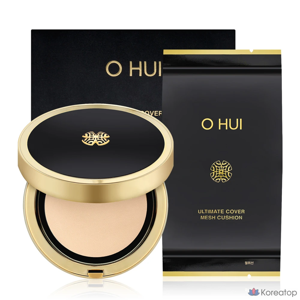 Кушон Ohui Ultimate Cover Mesh Cushion, оттенок 01 Milk Beige, 1 шт.