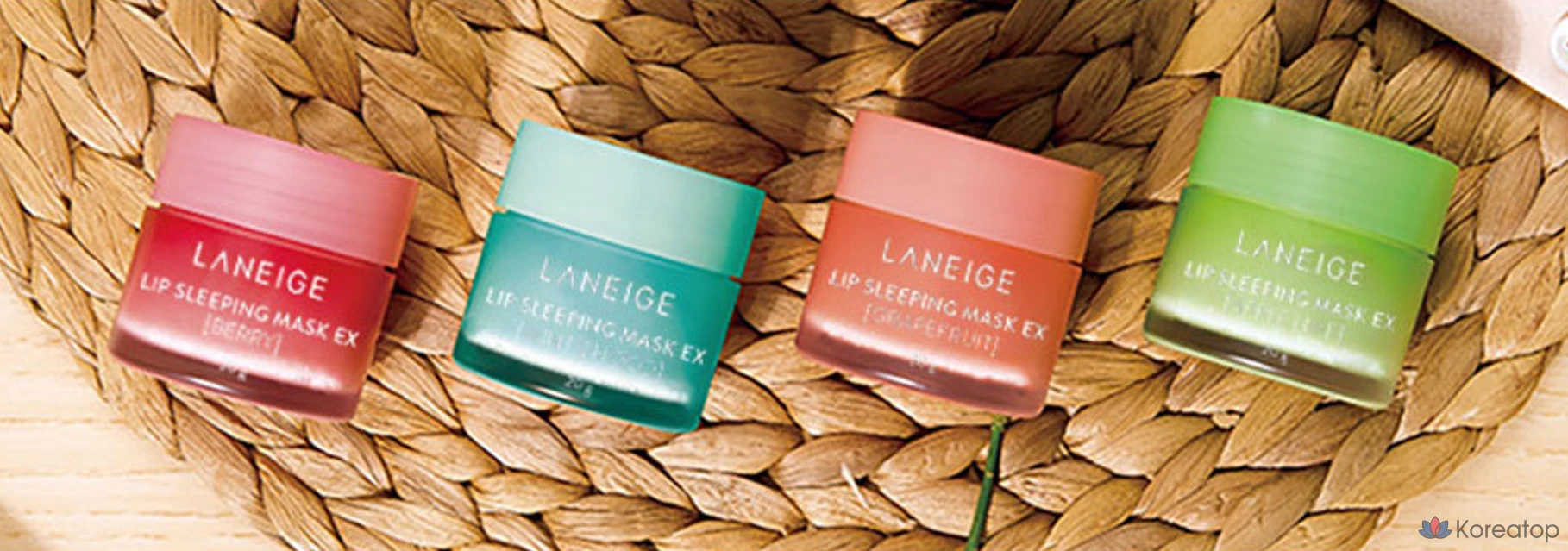 Бальзам для губ LANEIGE Lip Sleeping Mask EX, оттенок Apple Lime, 20 г, 1 шт.