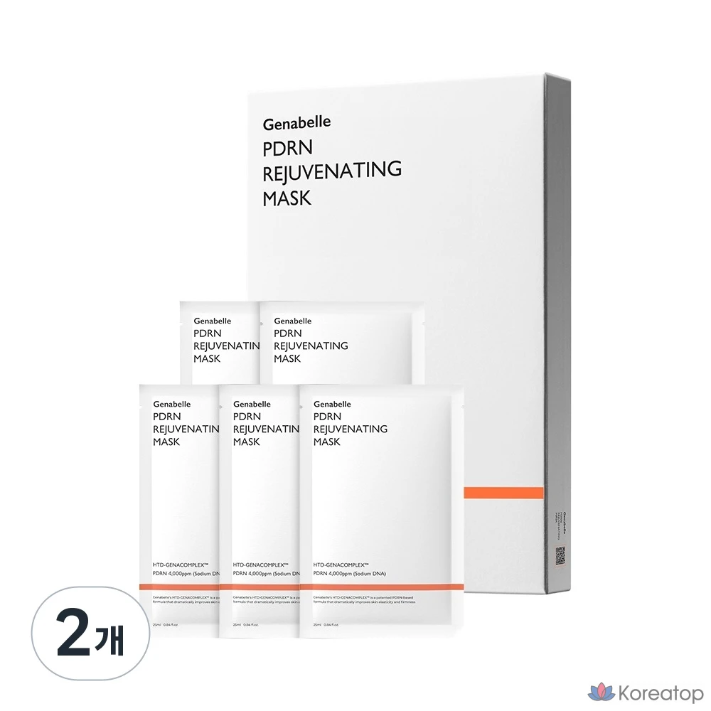 Тканевая маска для лица Genabelle PDRN Rejuvenating Mask, 10 шт.