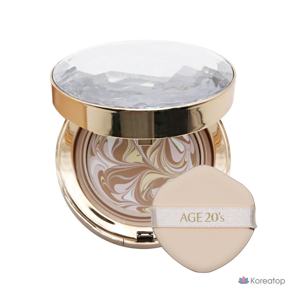 Кушон AGE 20S Essence Cover Pact ID Dia Edition, оттенок 21, 1 шт.
