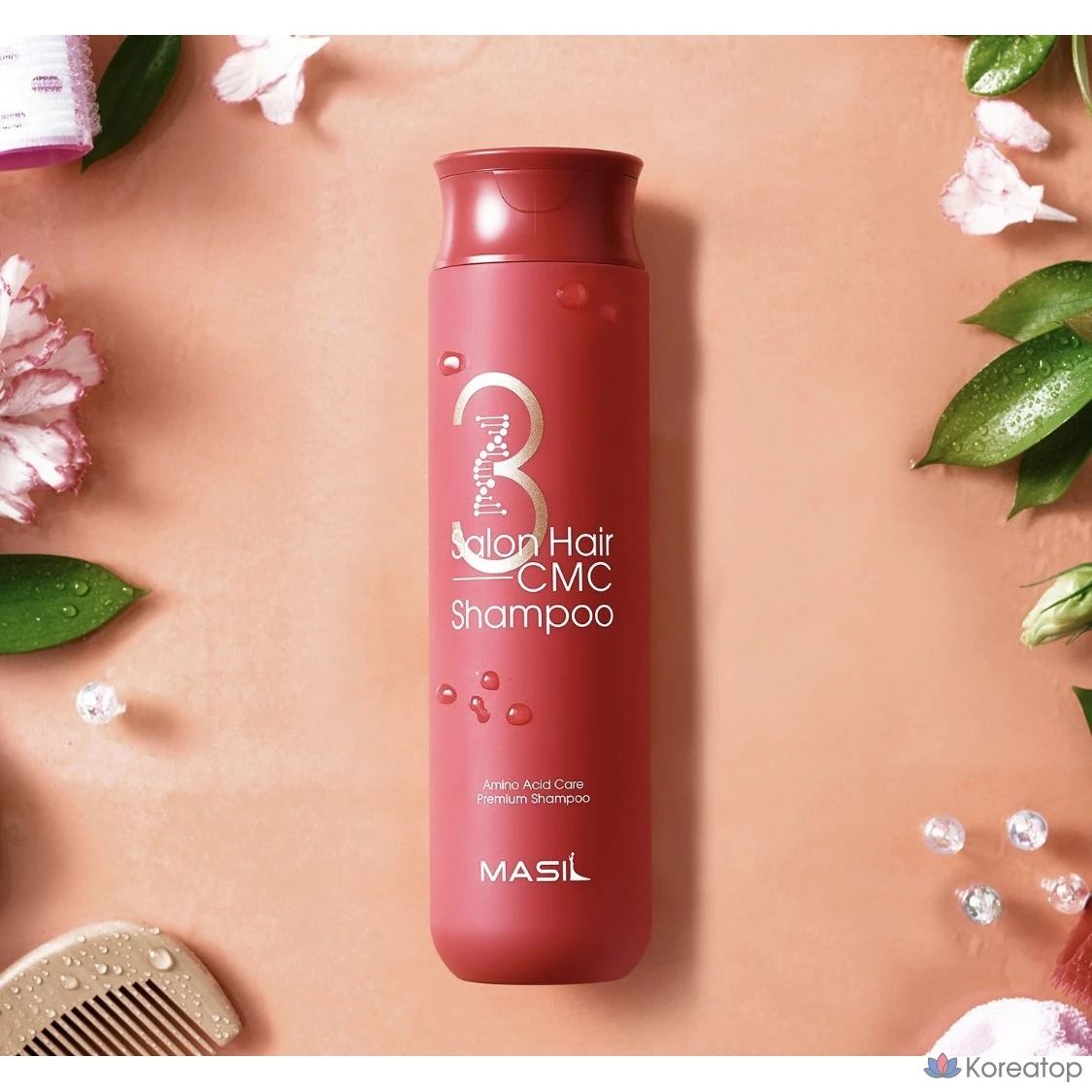 Набор для ухода Masil Salon Hair 38 Hair Care Set (CMC Shampoo 300 мл + 8 Second Salon Hair Mask 200 мл + Stick Type 8 мл*4 шт.), 1 шт.