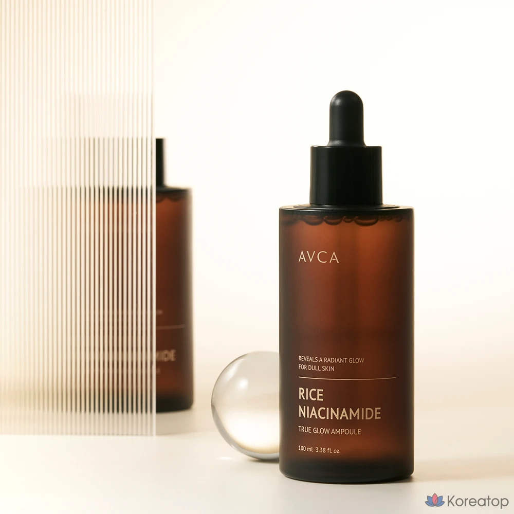 Ампульная сыворотка AVCA True Glow Rice & Niacinamide Ampoule, 100 мл, 1 шт.