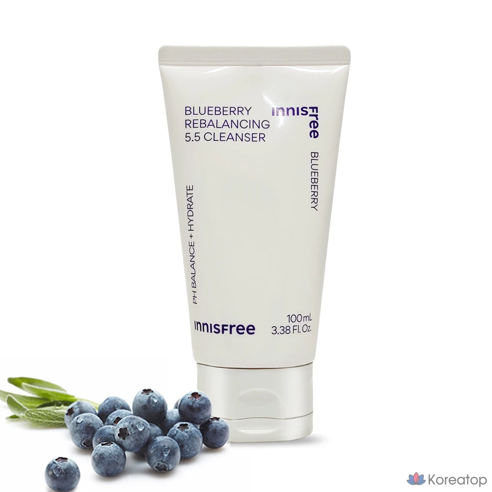 Очищающее средство Innisfree Blueberry Rebalancing 5.5 Cleanser, 100 мл, 1 шт.