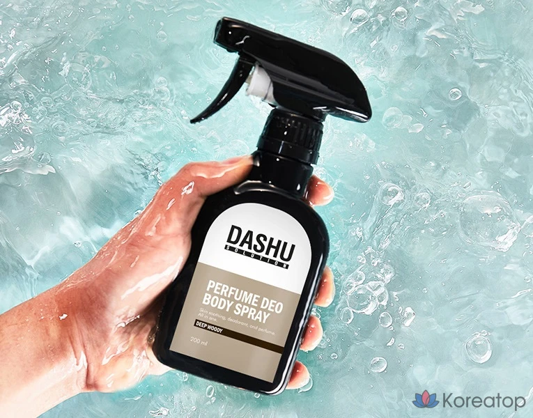 Дезодорант-спрей для тела DASHU Solution Perfume Deodorant Body Spray Deep Woody, 200 мл, 1 шт.