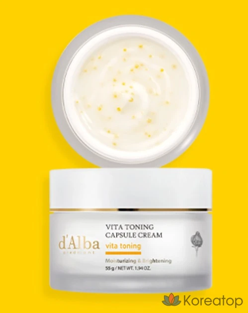 Крем d'Alba Vita Toning Capsule Cream, 55 г, 1 шт.