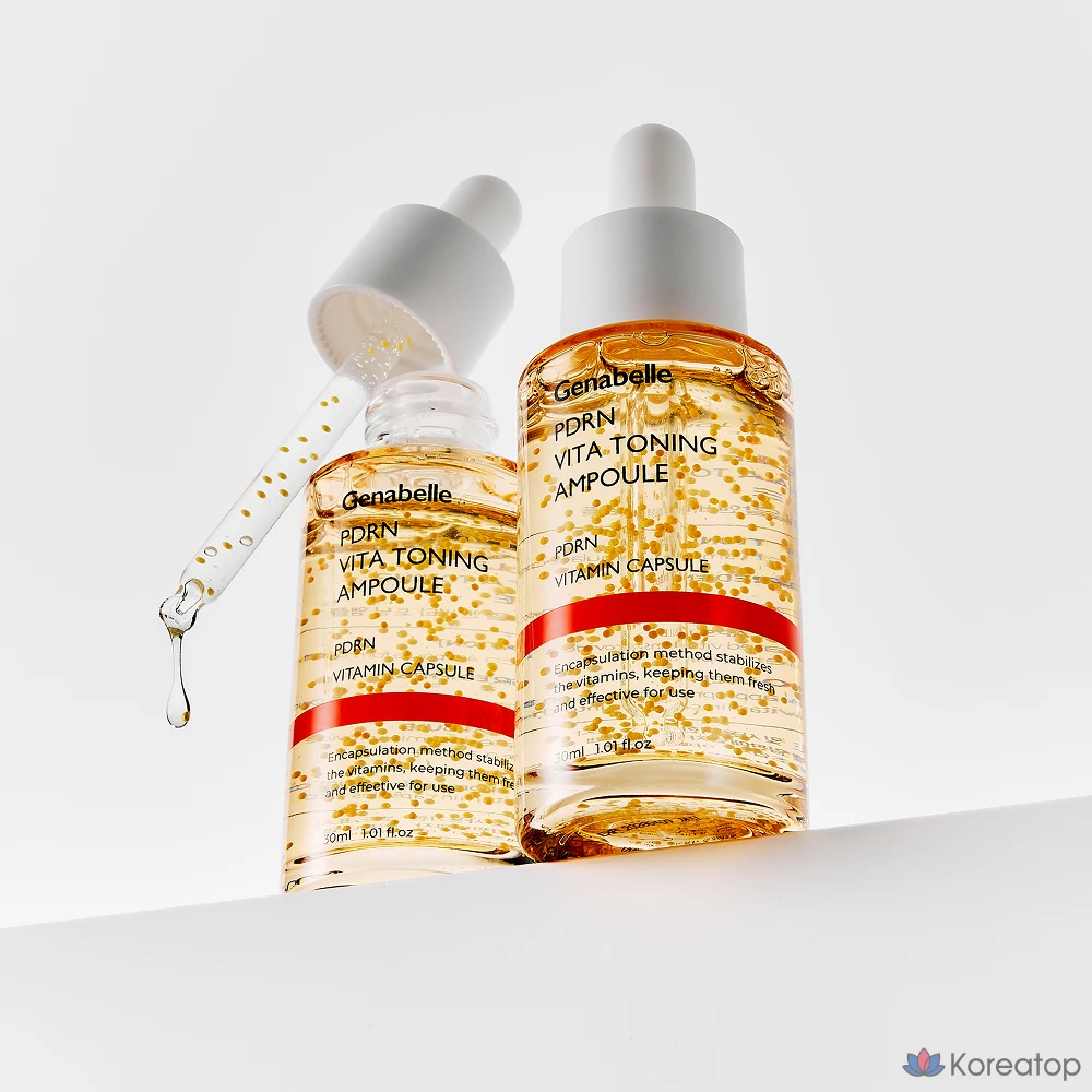 Ампульная сыворотка Genabelle PDRN Salmon Vita Toning Ampoule, 30 мл, 1 шт.