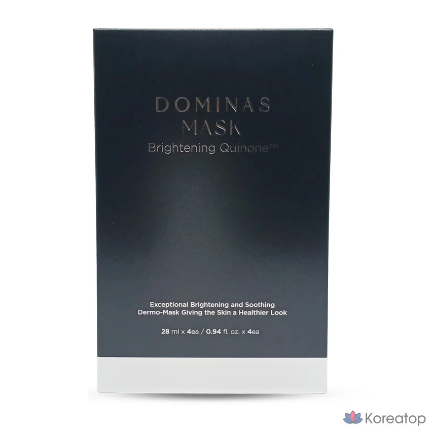 Тканевая маска для лица Dominas Mask Pack Brightening, 28 мл, 4 шт.