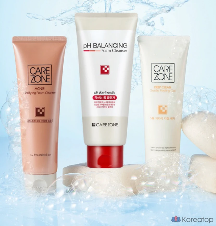 Очищающая пенка Carezone Mild Acid Cleansing Foam, 330 мл, 1 шт., фото 6